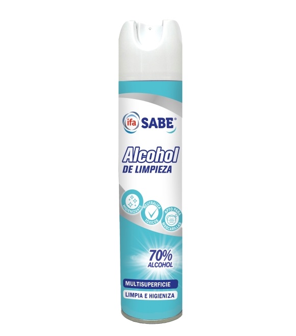 ALCOHOL DE LIMPIEZA EN SPRAY IFA SABE - 70% ALCOHOL - 300ML